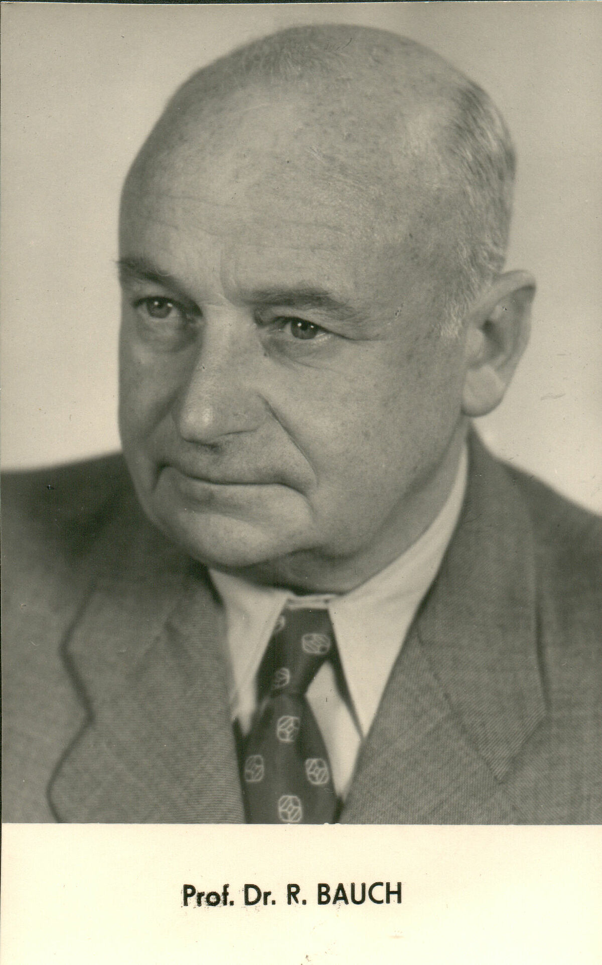 Robert Bauch (Quelle: Universitätsarchiv Greifswald).